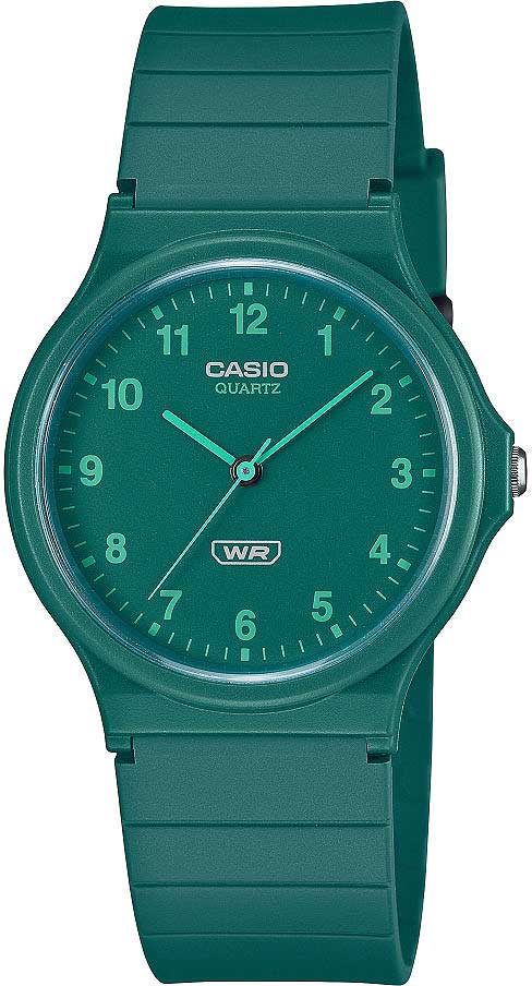 Casio Timeless Collection MQ-24B-3BEF Damenuhr • Kultiges Retro-Design • Bio-basiertes Resin