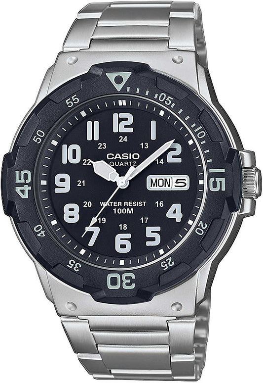 Casio Collection MRW-200HD-1BVEF Herrenuhr • Sportliches Taucher-Design • Datumsanzeige