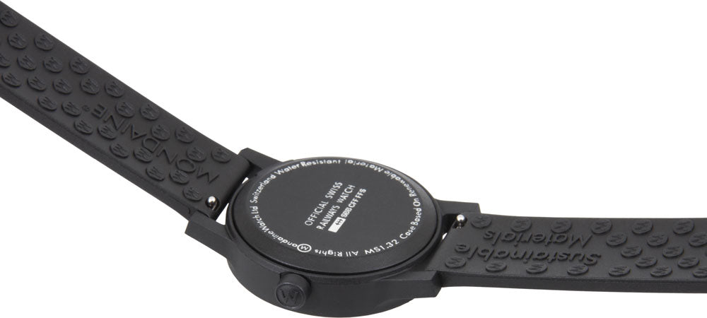 Mondaine Essence MS1.32110.RB Damen Uhr • Schweizer Design-Klassiker • Roter Sekundenzeiger