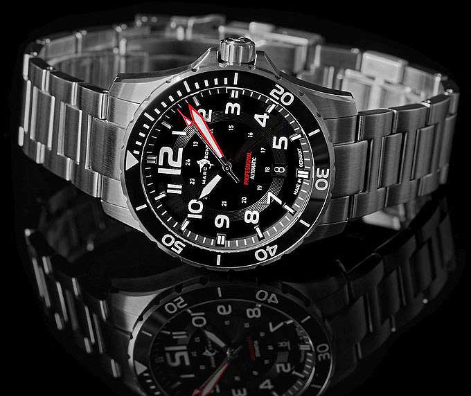 Black Ceramic Taucheruhr - Marc and Sons Modell: MSD-050-01-S