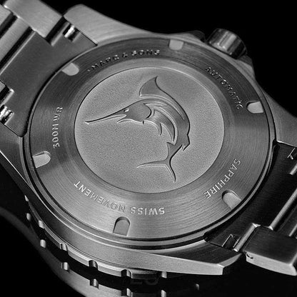 Black Ceramic Taucheruhr - Marc and Sons Modell: MSD-050-01-S