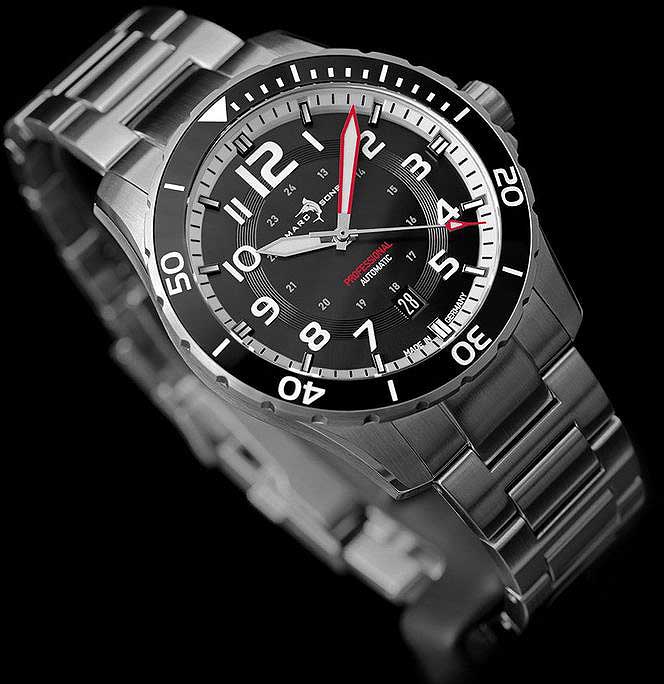 Marc & Sons Sport Professional MSD-050-05-S Herren Uhr • Automatik • Saphirglas