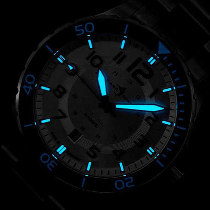 Silver Ceramic Taucheruhr - Marc and Sons Modell: MSD-050-08-S