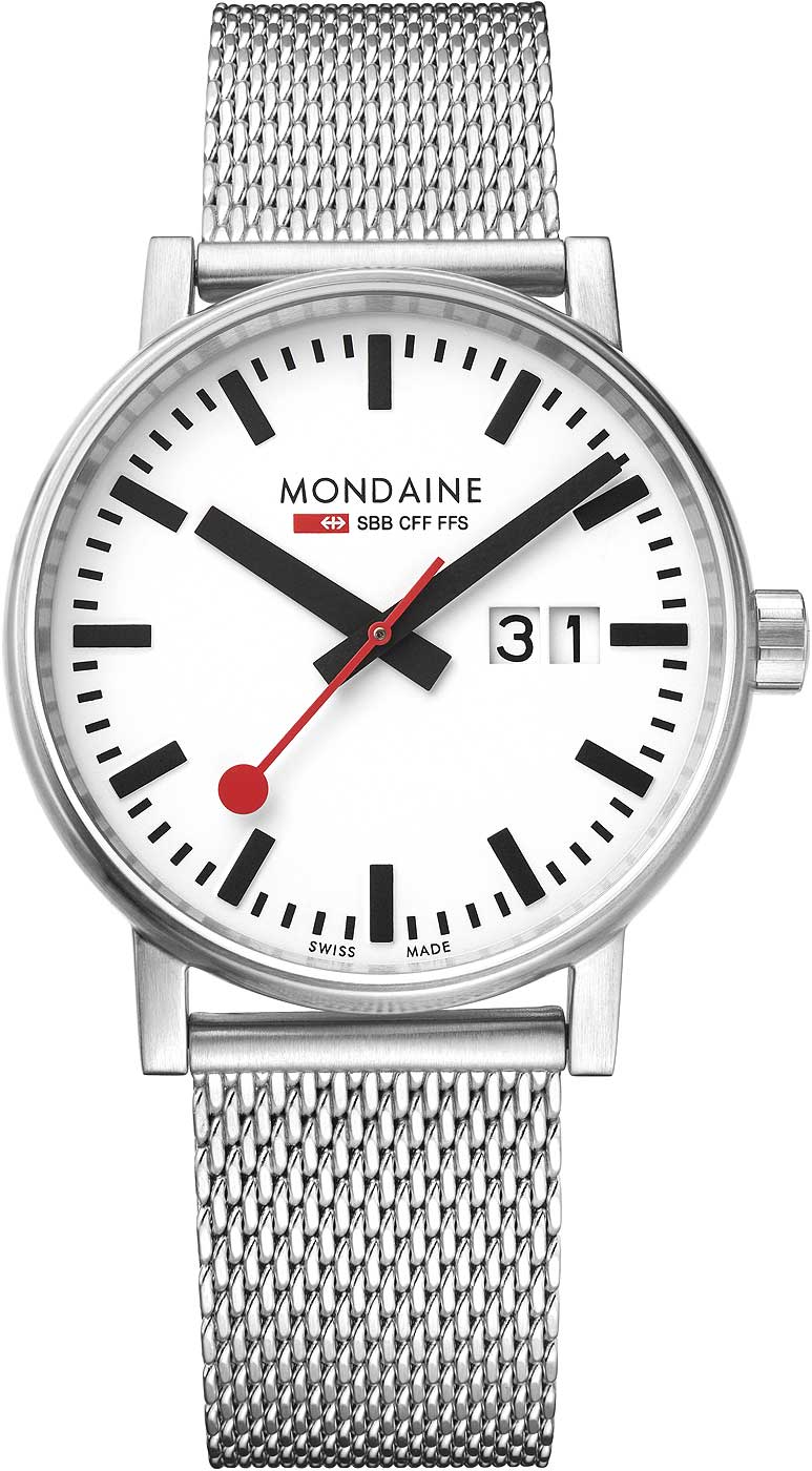 evo2 Damen- und Herrenuhr - Mondaine Modell: MSE.40210.SM