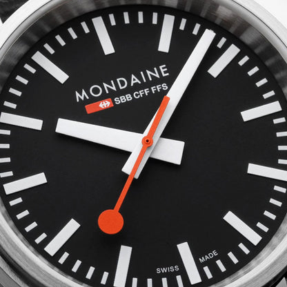 Mondaine stop2go MST.41020.LBV.2SE Unisex Uhr • Swiss Quartz • Saphirglas