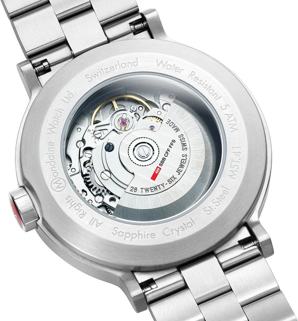Mondaine Original Automatic MST.4161B.SJ Herren Uhr • Automatik • Saphirglas