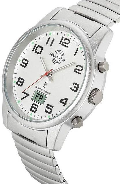 Master Time Funk Herren Uhr • Absolute Genauigkeit • Autom. Zeitumstellung