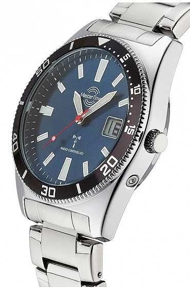 Master Time Super Power MTGA-10858-31M Herren Uhr • Funkwerk • Automatischer Abgleich