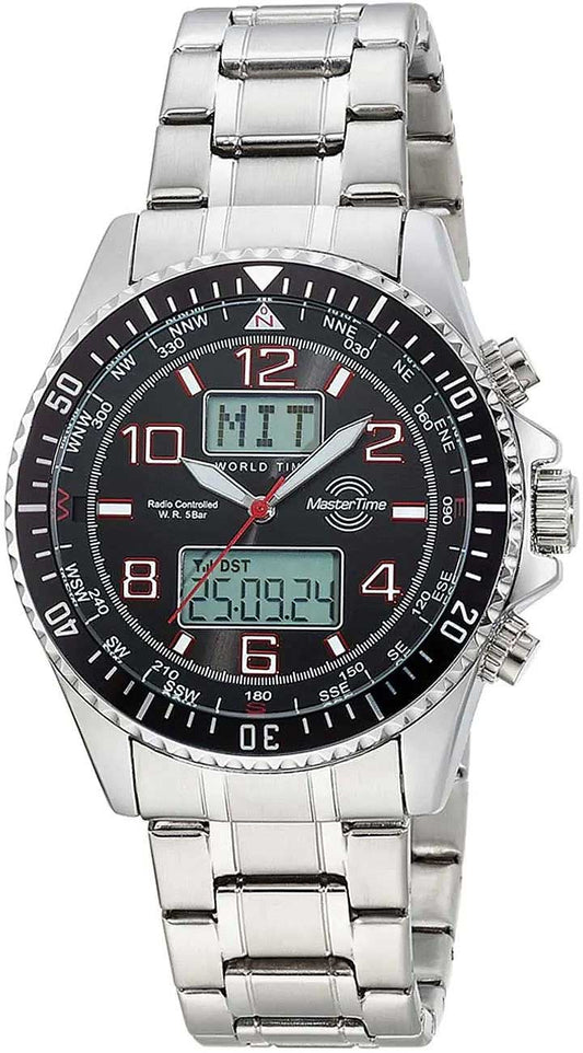 Master Time MTGA-10920-22M Men's Watch • Radio Controlled • World Time
