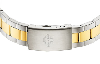 Master Time Funk Basic MTGA-10956-12M Herren Uhr • Funkgesteuerte Präzision • Bicolor