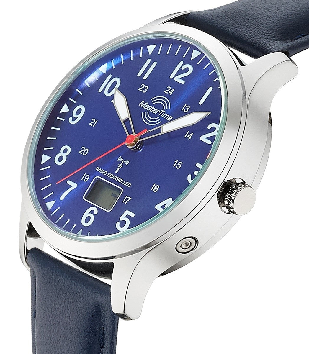 Master Time Super Power MTGA-10958-32L Herren Uhr • Funkgesteuert • Datum