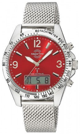 Master Time Basic MTGA-10294-12L Herren Uhr • Funk • Mineralglas