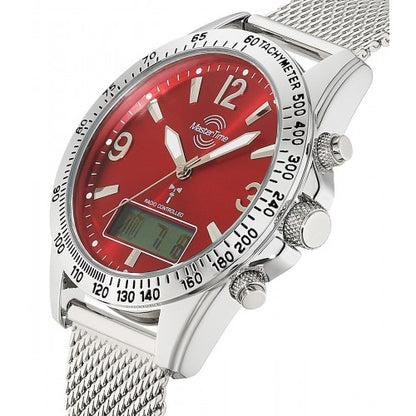 Master Time Basic MTGA-10294-12L Herren Uhr • Funk • Mineralglas