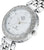 Master Time Lady Line MTLA-10344-14M Damenuhr Silber • Funkuhrwerk • Glassteinbesatz, Bild 2