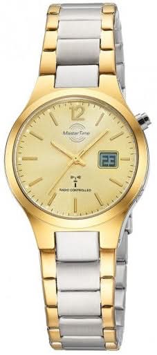 Master Time Lady Line MTLA-10915-61M Damenuhr • Funktechnologie • Bicolor