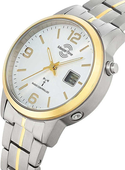 Master Time Expert Titan MTLT-10900-42M Damen Uhr • Funkgesteuert • Titan Bicolor