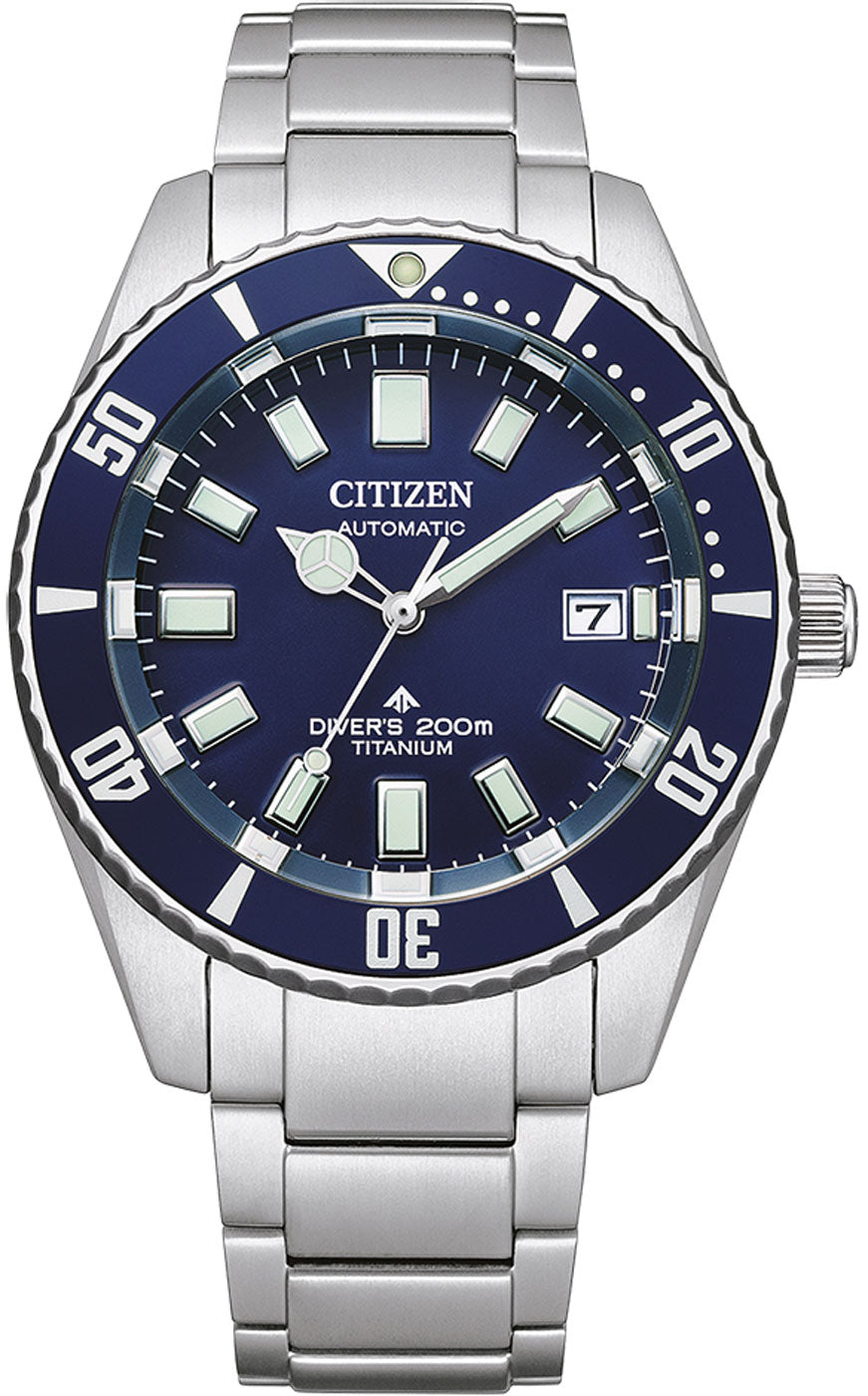 Citizen Promaster Marine NB6021-68L Uhr • Super Titanium • 200m Taucheruhr