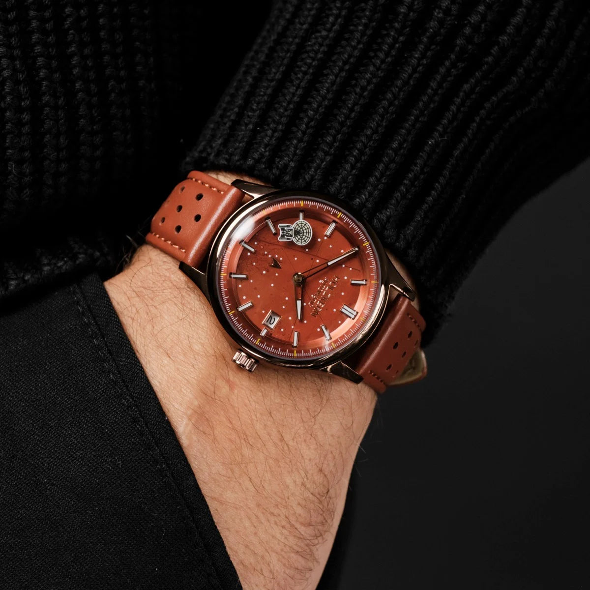 Holzkern NCC-1701 Uhr • Einzigartige Natürlichkeit • Aus Holz und Stein