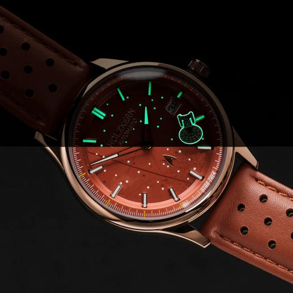 Holzkern NCC-1701 Uhr • Einzigartige Natürlichkeit • Aus Holz und Stein