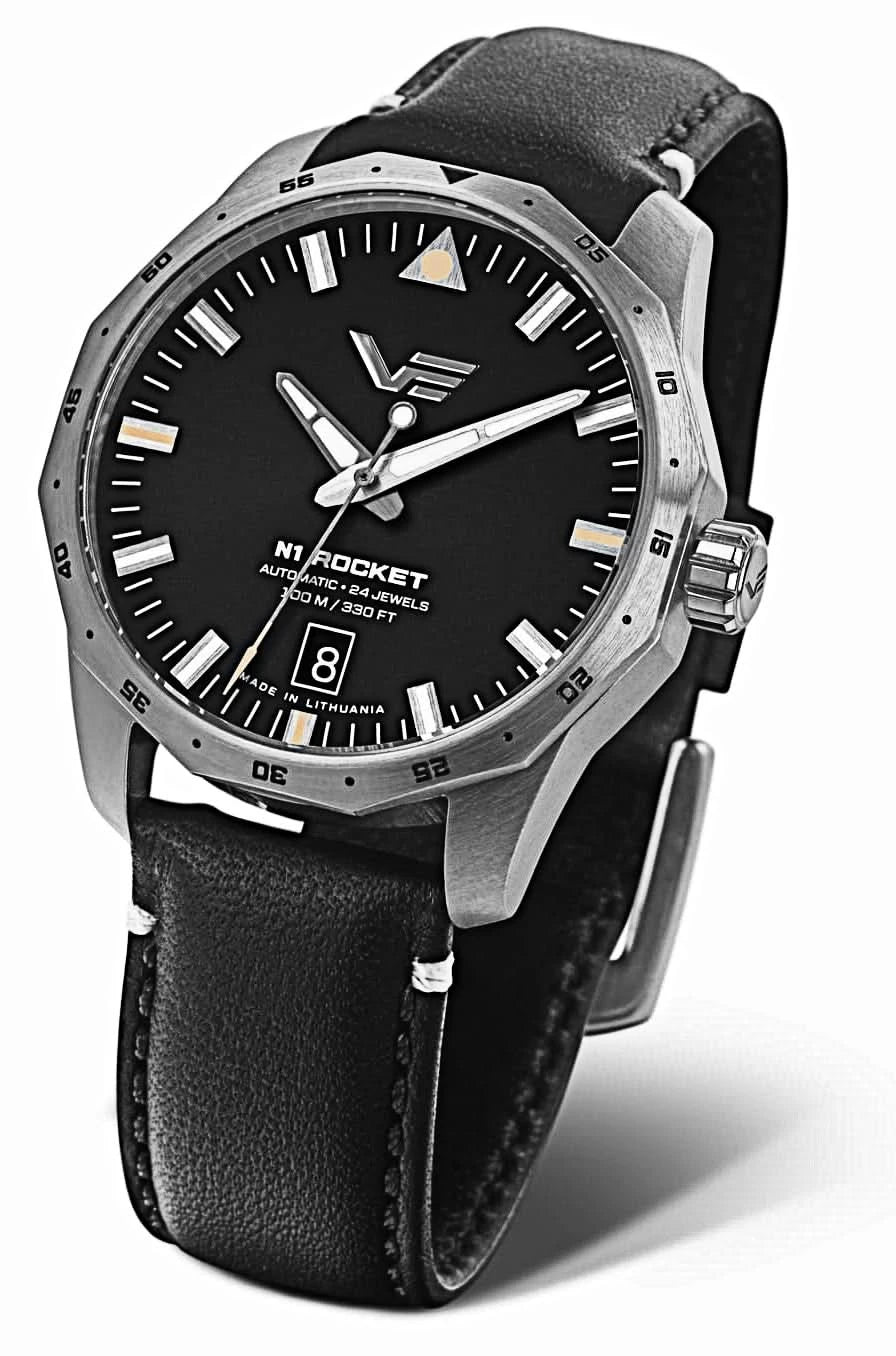 Vostok Europe N1 Rocket NH35-125A747 Men's Watch • K1 Safety Glass • Automatic