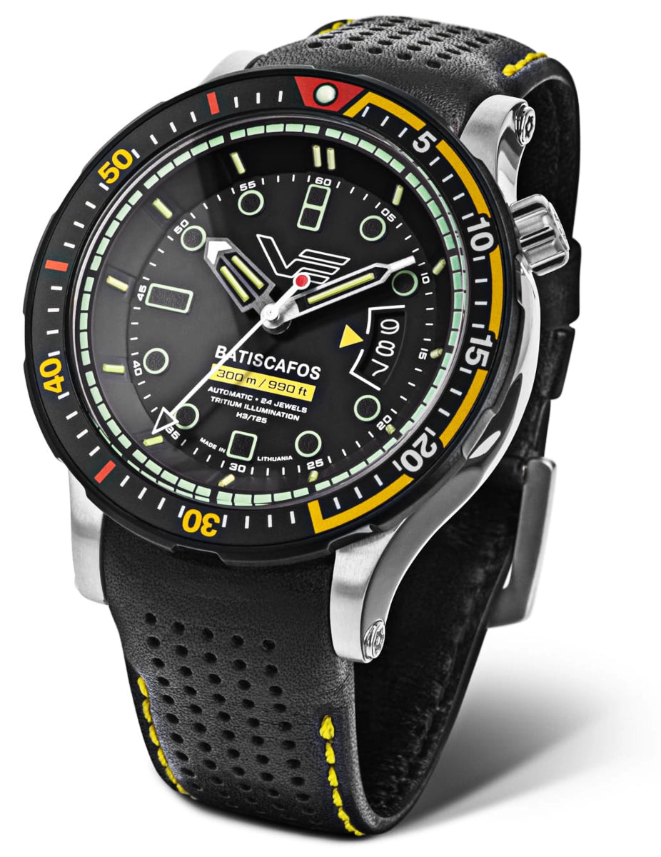 Vostok Europe Batiscafos NH35-511E767 Herrenuhr • Tritium-Beleuchtung • 30 ATM Wasserdicht