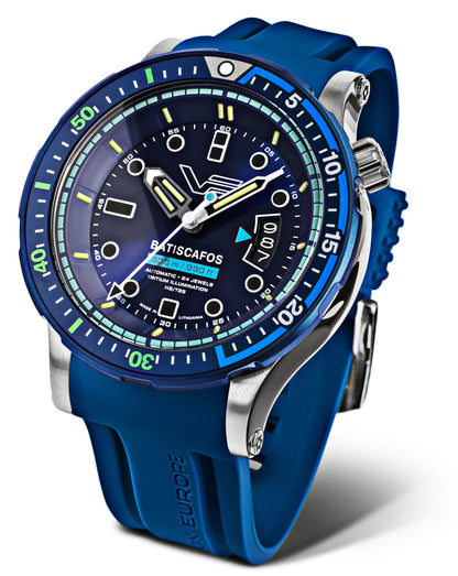 Vostok Europe Batiscafos NH35-511E768 Herrenuhr • Tritium GTLS • 30 ATM