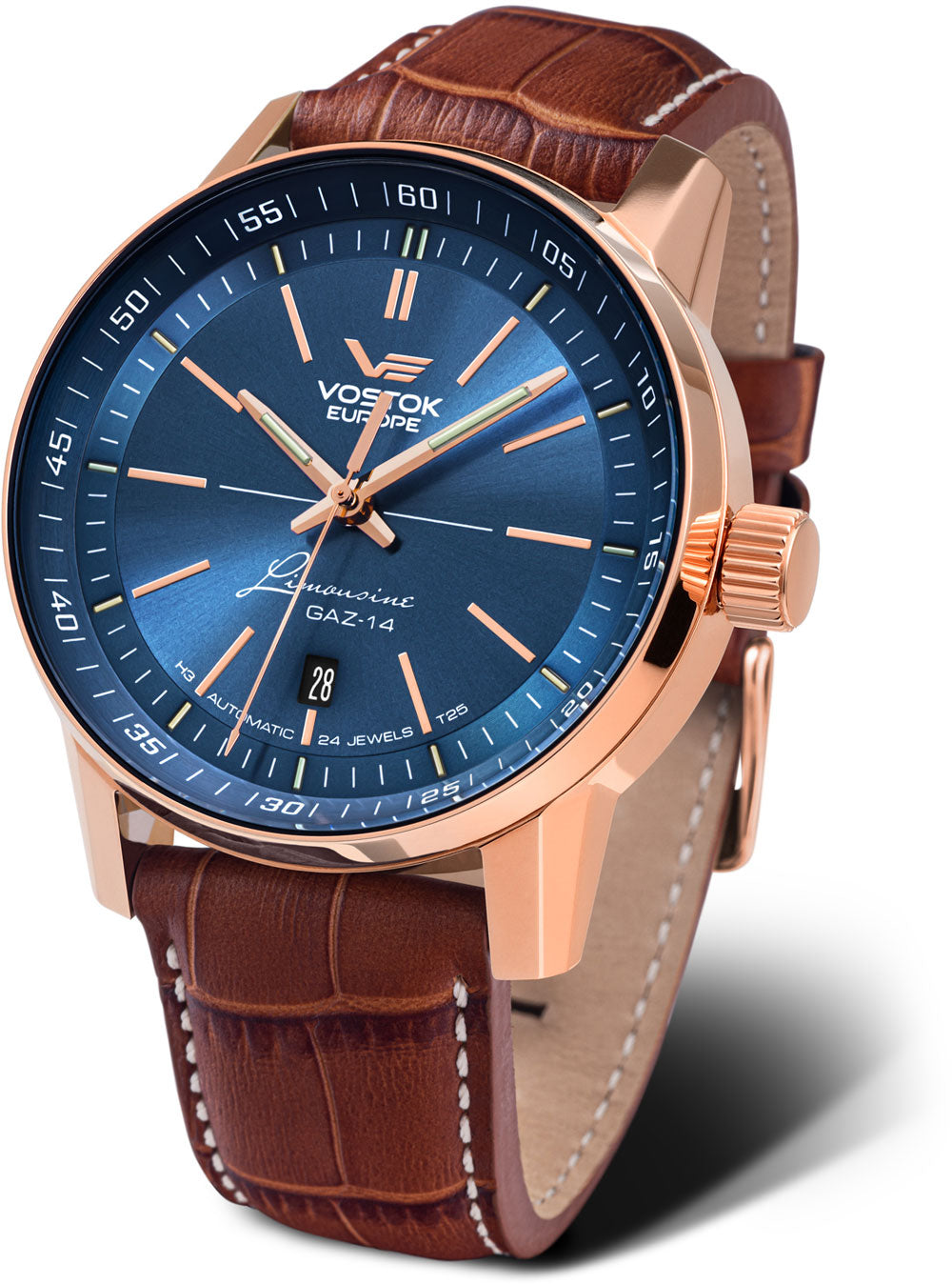 Vostok Europe Gaz-14 Limousine NH35A-565B592 Herren Uhr • Automatik • Tritium