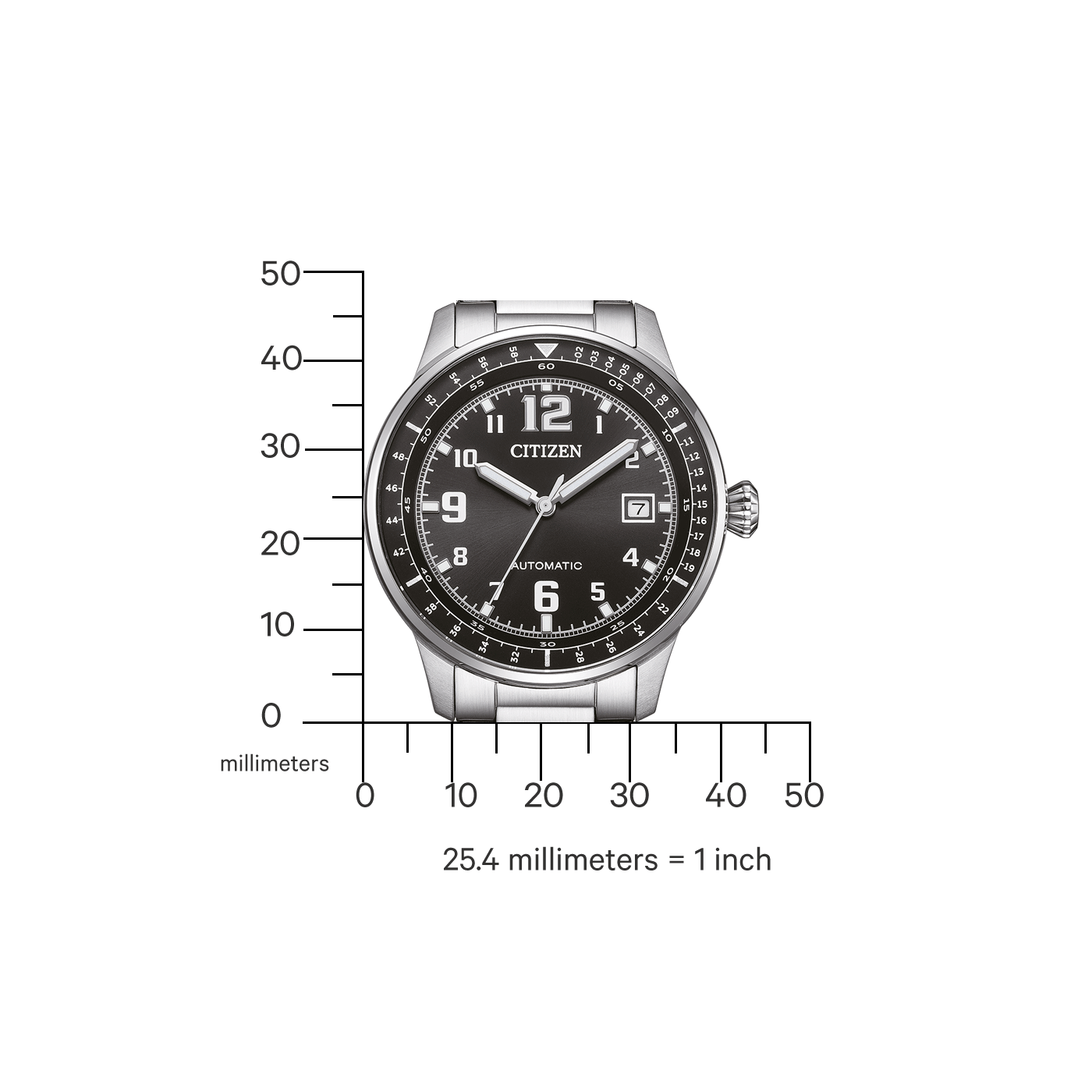 Citizen Mechanical NJ0190-51E Uhr • Super Titanium • Automatik