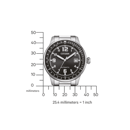 Citizen Mechanical NJ0190-51E Uhr • Super Titanium • Automatik