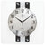 JVD Wall Clock 32x32 cm Wood • Silent Quartz Movement • Modern Design