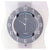 JVD Wanduhr 32x32x5 cm Glas • Leises Quarz-Uhrwerk • Modernes Glasdesign