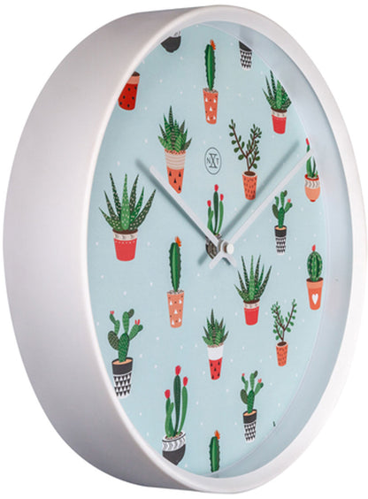 Nextime Wanduhr 30 cm Ø Kunststoff • Geräuschlos • Modernes Design