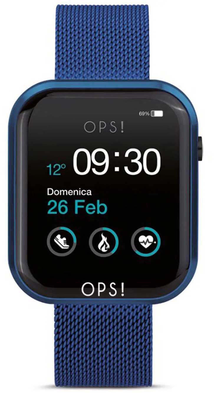 OPS! Call OPSSW-20 Unisex Uhr • Smartwatch mit Bluetooth-Telefonie • Aluminium Gehäuse