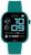 Smartwatch mit rundem türkisfarbenem Armband und digitaler Anzeige 10:09