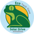 Solar Drive Initiative-Logo mit Eco Tech Time, rundes Emblem