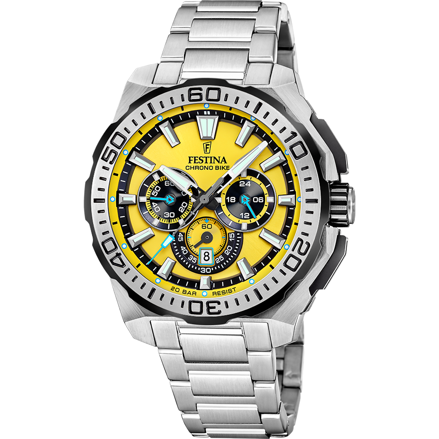 Festina Chrono Bike F20724/4 -  gelbes Zifferblatt