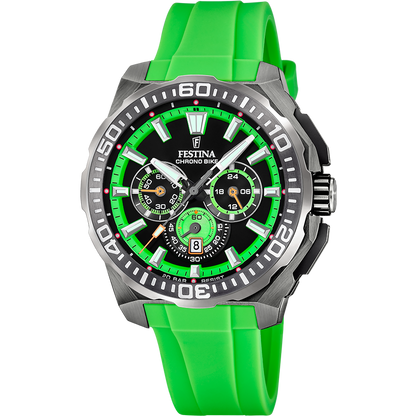 Festina Chrono Bike F20725/3 - grünes Silikonband