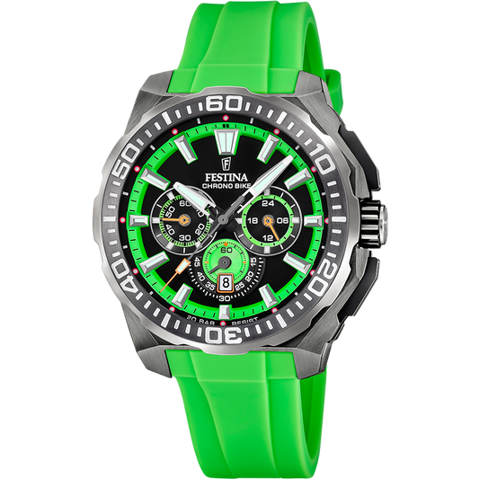 Festina Chrono Bike F20725/3 - grünes Silikonband