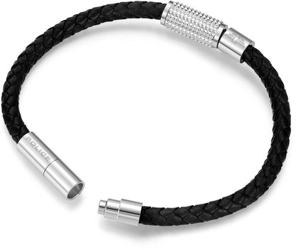 URBAN TEXTURE Geflochtenes Lederamband - Police Modell: PEAGB0001110