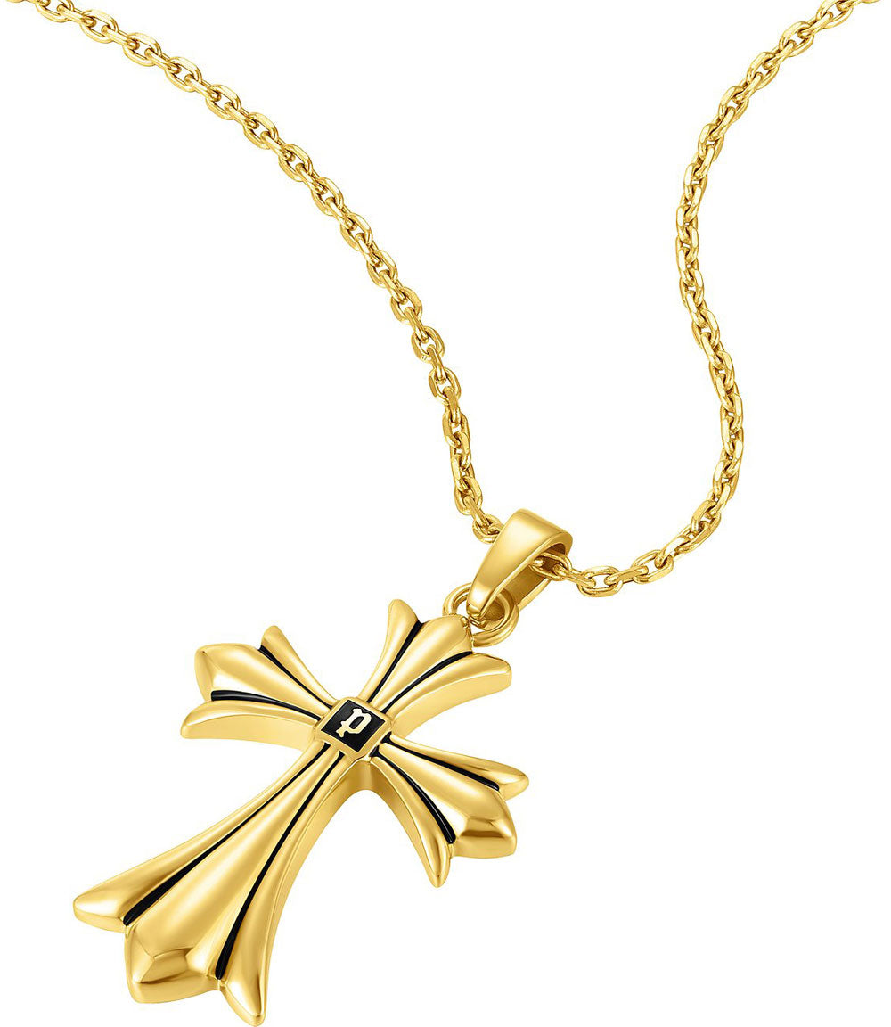 GRACE IV Halskette mit Kreuz Anhänger - Police Modell: PEAGN009202