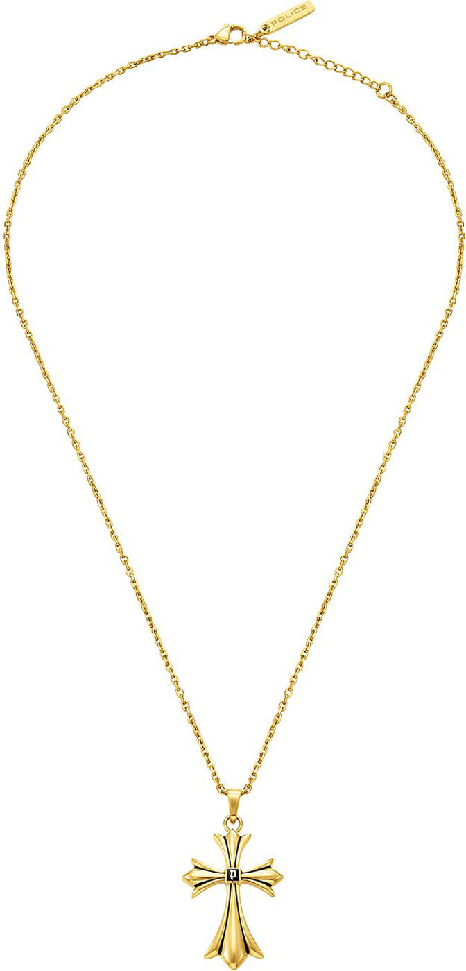 GRACE IV Halskette mit Kreuz Anhänger - Police Modell: PEAGN009202