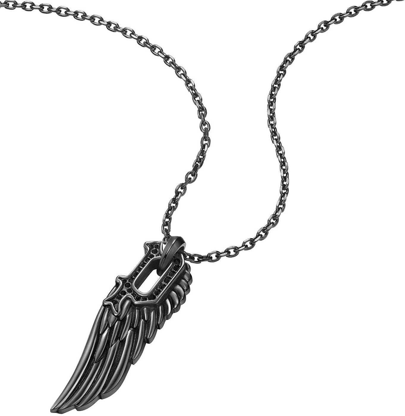 P-WING Halskette mit Flügel Anhänger - Police Modell: PEAGN0036102