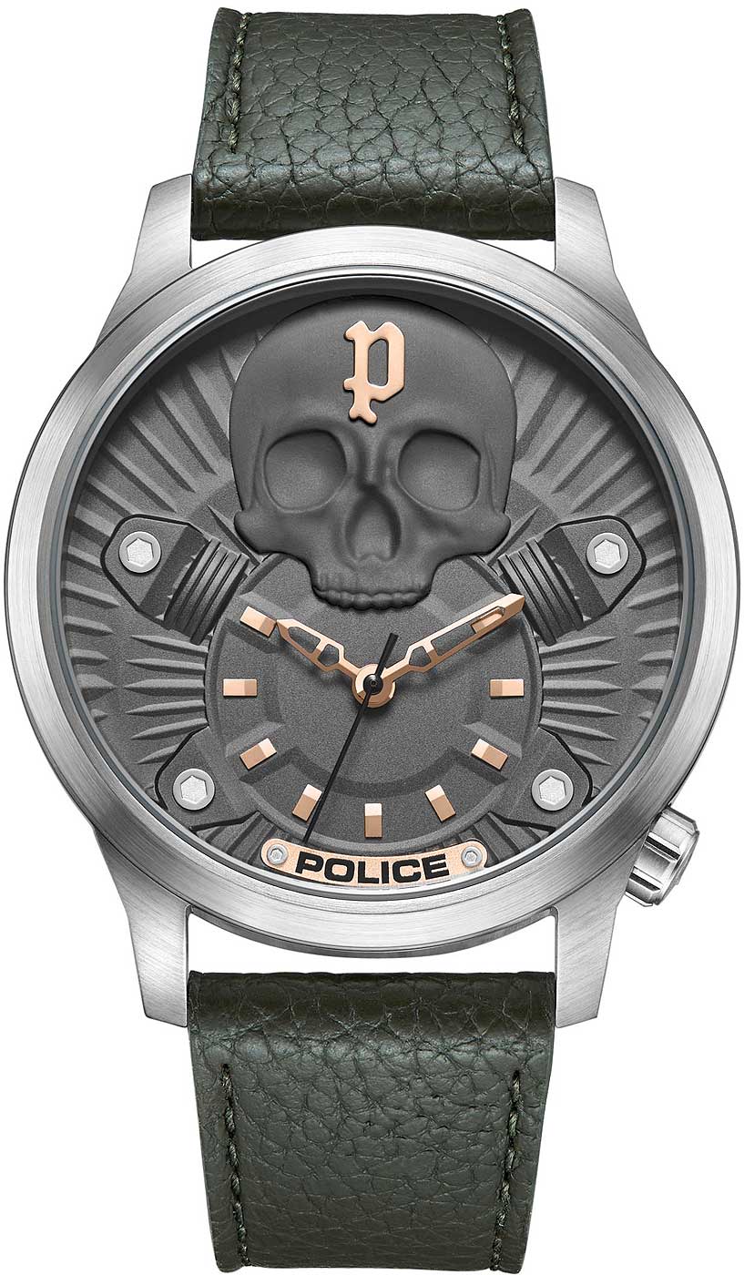 Police Jet PEWJA2227703 Herren Uhr • Quarz Uhrwerk • Edelstahlgehäuse
