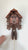 Rombach & Haas TRADITION 3460-N Wanduhr Holz (dunkel) • Mechanisches 8-Tage-Werk • Handgeschnitzte Eulenuhr
