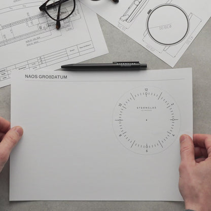 Herrenuhr - Sternglas Modell: S01-NAG26-BR02