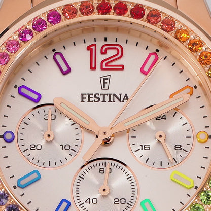 Festina Rainbow F20639/2 Damenuhr • Chronograph • 10 ATM