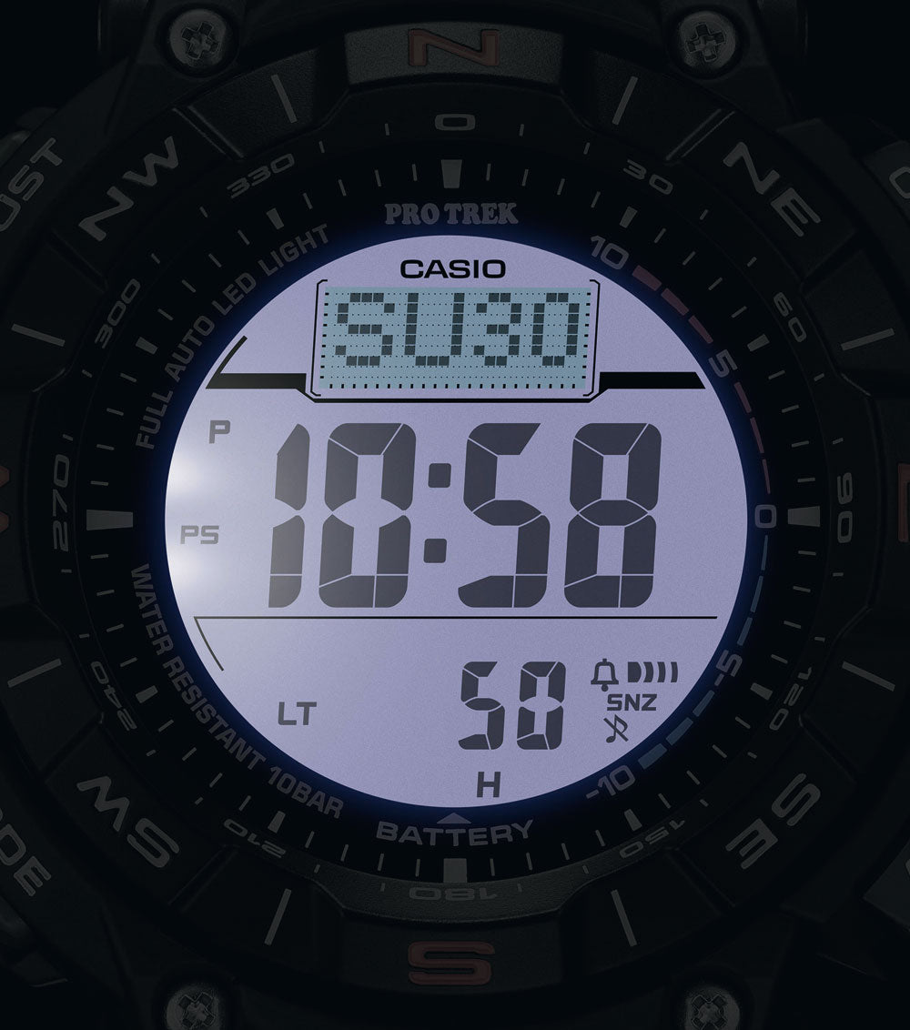 Casio Pro Trek PRG-340-1ER Uhr • Solar • Triple Sensor