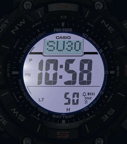 Casio Pro Trek PRG-340-1ER Uhr • Solar • Triple Sensor