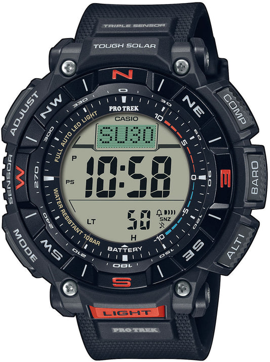 Casio Pro Trek PRG-340-1ER Herrenuhr • Tough Solar • Digital-Kompass