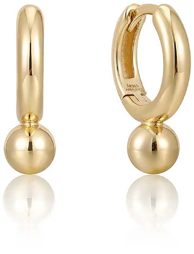 ANIA HAIE E045-02G Kreolen mit Kugel Anhänger